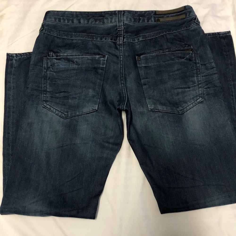 Bragg straight leg dark wash jeans 34/32